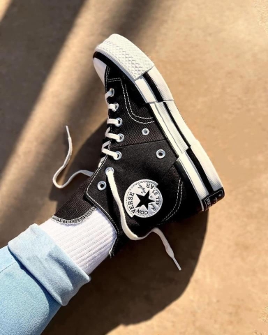 Converse chuck 70 plus cao cổ vải đen CCVD086