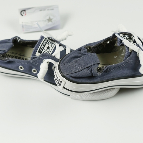 Outlet Converse shoreline thấp cổ vải xanh CTVX038