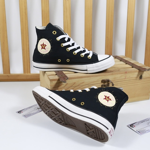 Converse cao cổ vải đen CCVD091