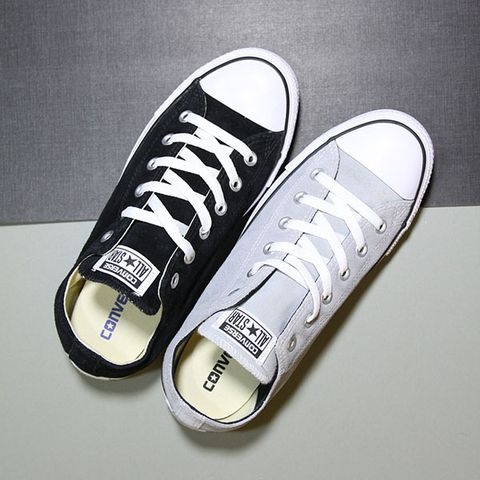 Converse classic thấp cổ da lộn ghi CTDG005