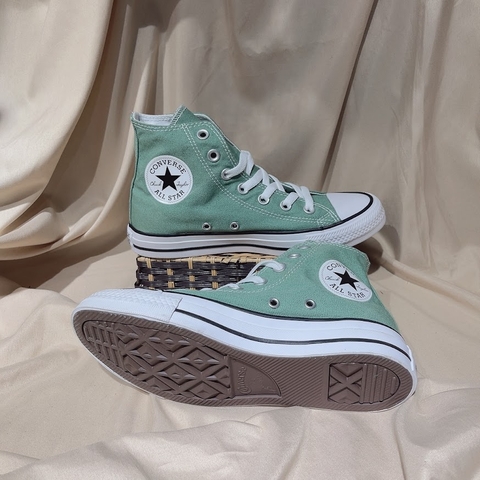 Converse classic cao cổ vải xanh CCVX073