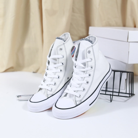 Converse Custom Pride By You cao cổ vải trắng CCVT073