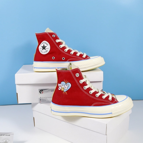 Converse Golf 1970s cao cổ vải đỏ CCVD083