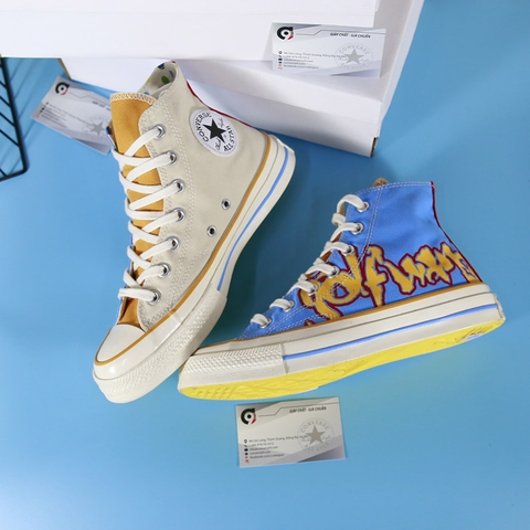 Converse x GOLF WANG cao cổ vải họa tiết CCVH104