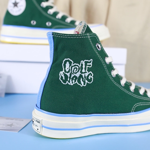 Converse x Golf Wang 1970s cao cổ vải xanh CCVX065