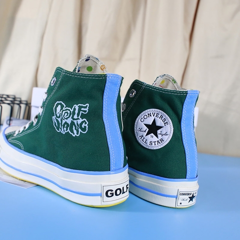 Converse x Golf Wang 1970s cao cổ vải xanh CCVX065