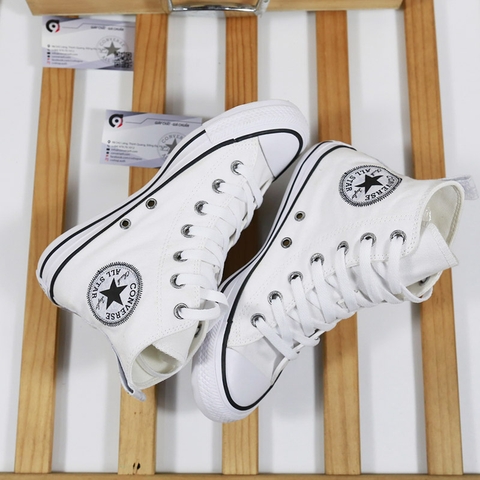 Converse classic cao cổ vải trắng CCVT085