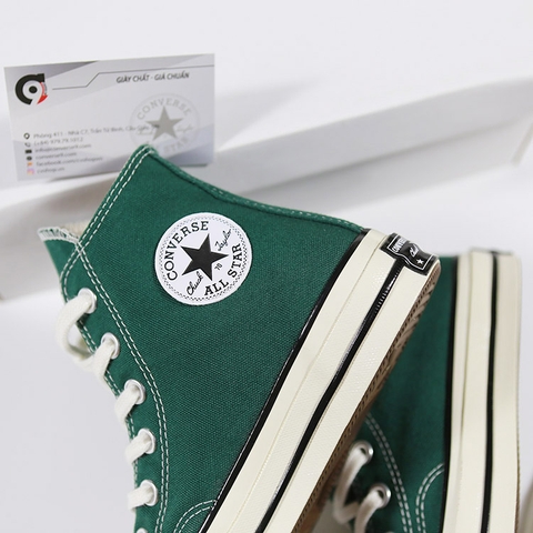 Converse 1970s seasonal cao cổ vải xanh CCVX057