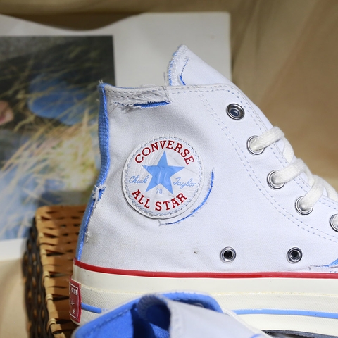 Converse 1970s cao cổ vải trắng