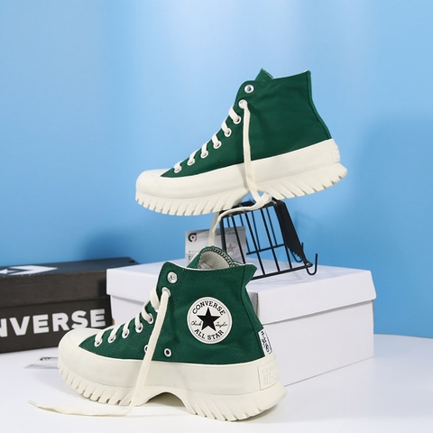 Giày Converse Chuck Lugged 2.0 cao cổ vải xanh CCVX069