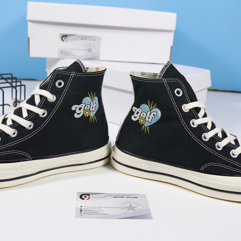 Converse x Golf Wang 1970s cao cổ vải đen CCVD082