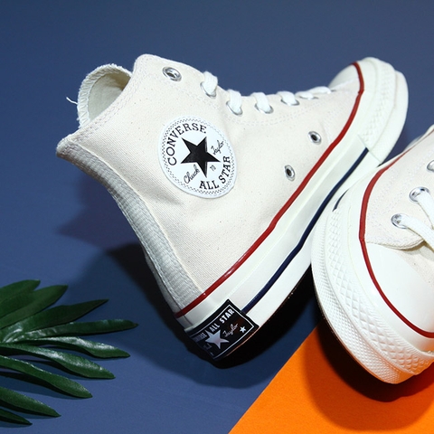 Converse 1970s Parchment cao cổ vải vàng kem CCVV016