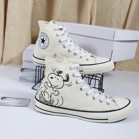 Converse x Peanuts cao cổ vải họa tiết CCVH101