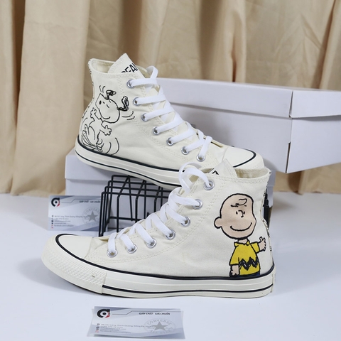 Converse x Peanuts cao cổ vải họa tiết CCVH101