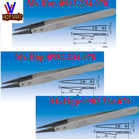 Nhíp Vetus tĩnh điện ESD-249