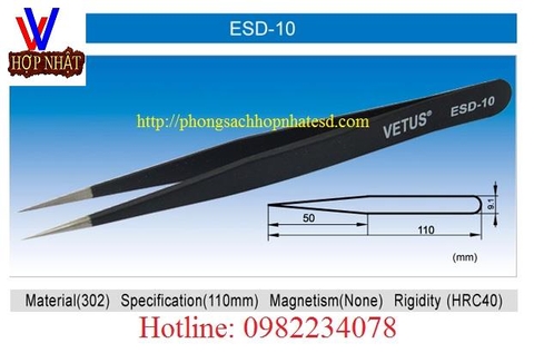 Phân phối Nhíp tĩnh điện Vetus ESD-10