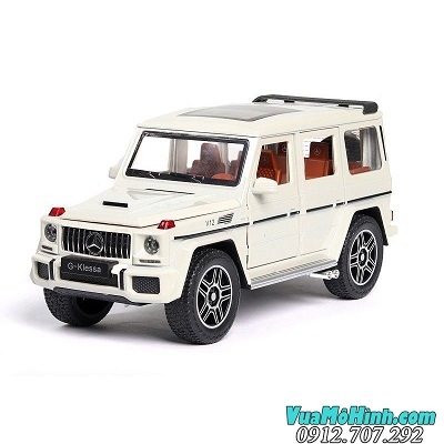 Mô hình siêu xe ô tô Mercedes Benz G63 tỉ lệ 1:24 chất liệu hợp kim