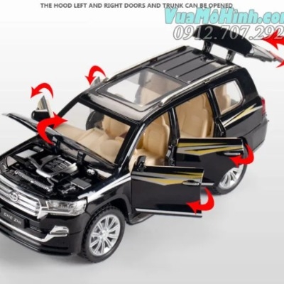 Mô hình xe ô tô Toyota Land Cruiser PRADO tỉ lệ 1:24 kim loại