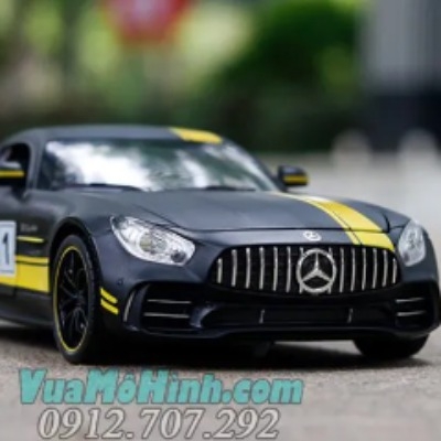 Mô hình siêu xe mercedes AMG GTR tỉ lệ 1:24 vỏ kim loại