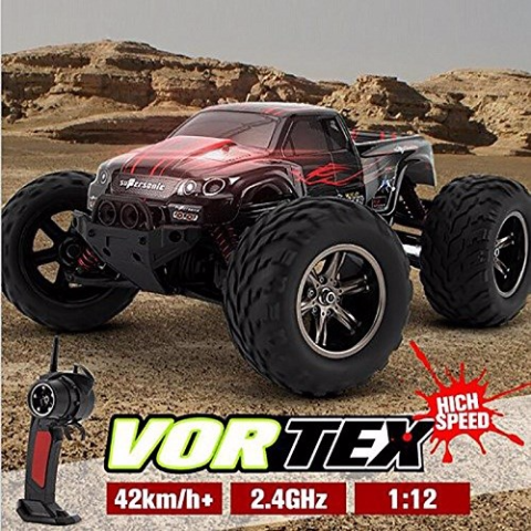 Monster Truck S911 -Xe địa hình điều khiển từ xa giá rẻ, sóng 2.4GHz, tỉ lệ 1/12, tốc độ cao 50km/h, Drift mọi địa hình, chống nước tiêu chuẩn IPX4