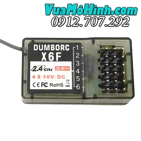 Bộ tay điều khiển DumboRC X6 6CH 2.4GHz , 6 kênh, sóng xa 500 mét