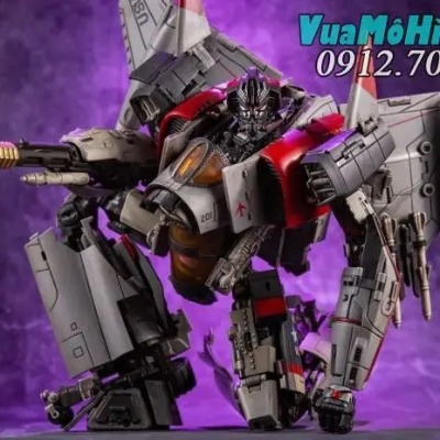 Mô hình Transformer Thunder Warrior SX-01 Blitzwing người máy biến hình máy bay cao 28cm sx01 bmb