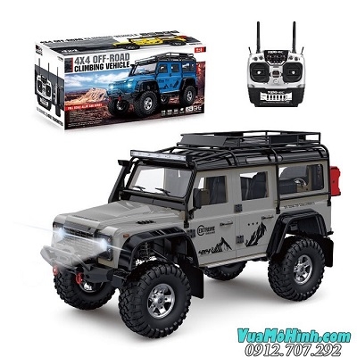 Xe địa hình điều khiển từ xa HG P411 tỉ lệ 1/10 sóng 2.4G 4WD 16CH TX4 RC Crawler