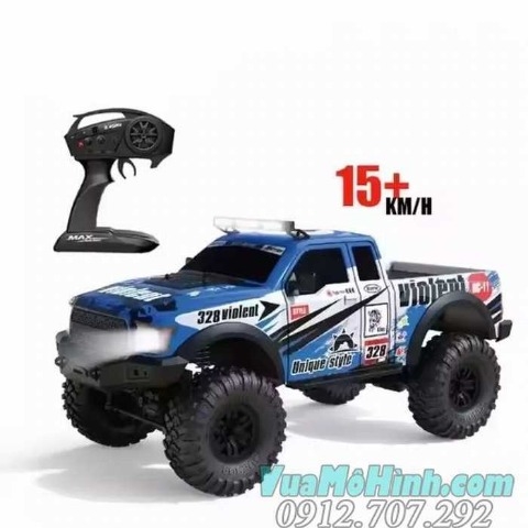 HP ZP1010 xe ô tô địa hình leo trèo điều khiển từ xa cỡ lớn Rock Crawler tỉ lệ 1/10 2.4Ghz có đèn Led, vỏ nhựa cao cấp siêu bền, thiết kế chống nước IPX4
