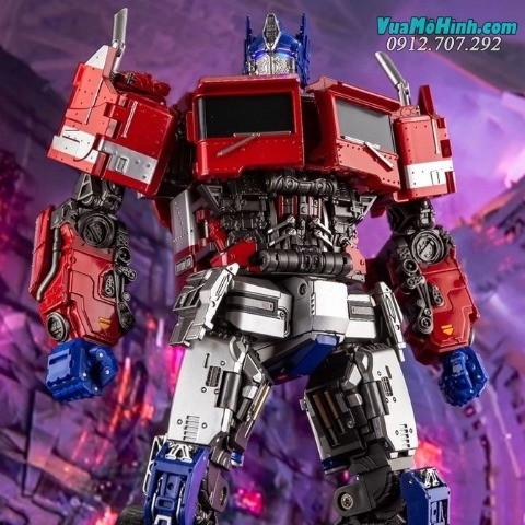 Transformers Optimus Prime LS-13 Black Mamba - Mô hình người máy robot biến hình xe tải đầu kéo cao 30cm Oversize