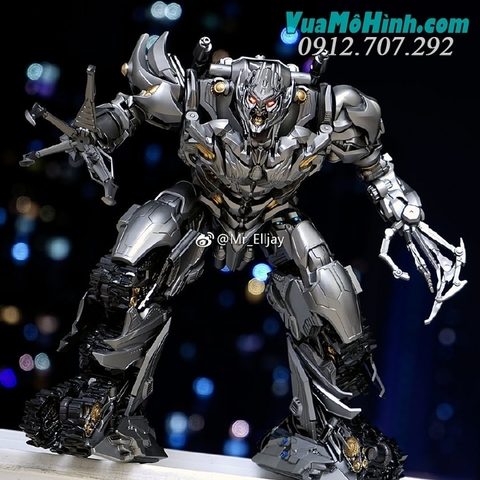 Transformers Megatron LS06 Black Mamba - Mô hình người máy xe tăng biến hình robot cao 35cm Oversized