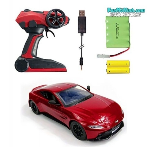 Mô hình xe Aston Martin Vantage siêu xe ô tô điều khiển từ xa tỷ lệ 1:14, sóng điều khiển 2.4Ghz cực khủng