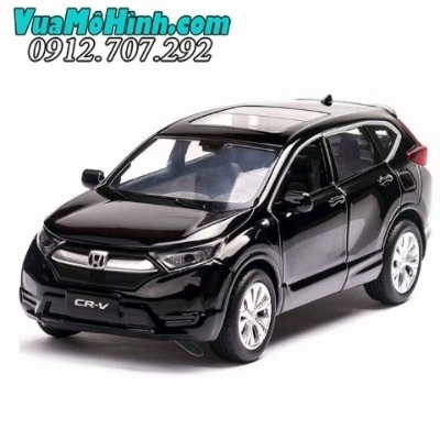 Mô hình xe hơi Honda CR-V tỷ lệ 1:32 vỏ kim loại, mở cửa và âm thanh ánh sáng