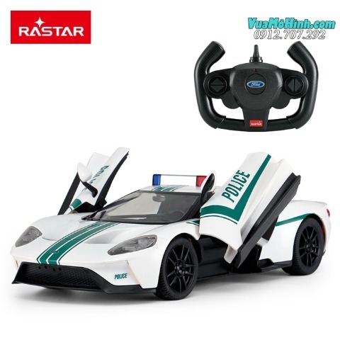 Mô hình xe Ford GT Police siêu xe ô tô cảnh sát điều khiển từ xa 1:14, cực ngầu, sóng 2.4Ghz