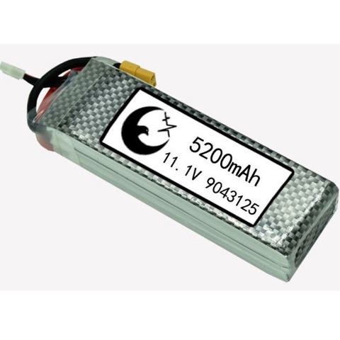 Pin Lipo 3S 11.1V 5200mAh 30C jack T XT60 XT60H dùng cho xe điều khiển, tàu thuyền, cano