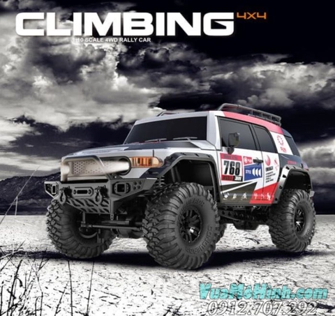 Xe ô tô địa hình cỡ lớn HB ZP1008 điều khiển từ xa tỉ lệ 1:10 2.4G Xe RC Rock Crawler off-road ZP 1008 dẫn động 2 cầu ZP-1008 có đèn Led siêu sáng