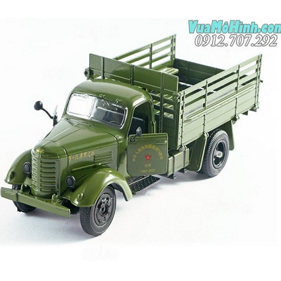 Mô hình xe ô tô tải quân sự giải phóng Trường Sơn CA-30 vỏ kim loại
