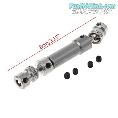 Trục láp kim loại các đăng thép cho xe ô tô mô hình điều khiển từ xa RC 1:10 1:12 1:16 Trục láp kim loại các đăng thép cho xe ô tô mô hình điều khiển từ xa RC 1:10 1:12 1:16