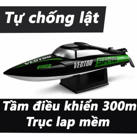 Cano điều khiển từ xa Vector SR48 - Phiên bản động cơ chổi than ,tốc độ 30 km/h