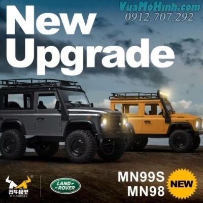 Xe điều khiển MN99S2 (Ver 2 nâng cấp của MN99S RC) Land Rover Defender D90 4WD 2.4Ghz