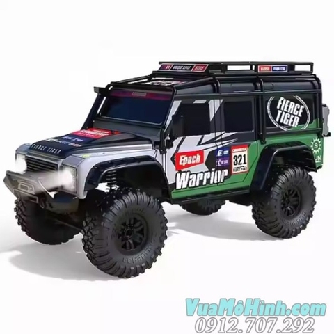 Xe địa hình điều khiển từ xa HB - ZP1006 cỡ lớn tỉ lệ 1/10 Off-Road ô tô RC Rock Crawler ZP 1006 4WD trục kim loại, chống nước.