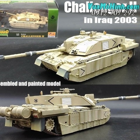 Xe tăng điều khiển từ xa CHALLENGER 2 tỉ lệ 1/72 sóng 2.4GHZ