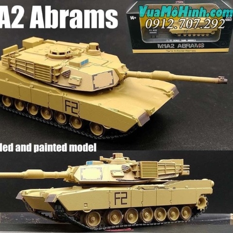 Xe tăng điều khiển từ xa M1A2 tỉ lệ 1:72 sóng 2.4GHZ