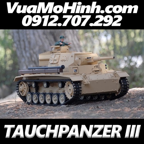 Xe tăng điều khiển từ xa TAUCHPANZER III tỷ lệ 1/16