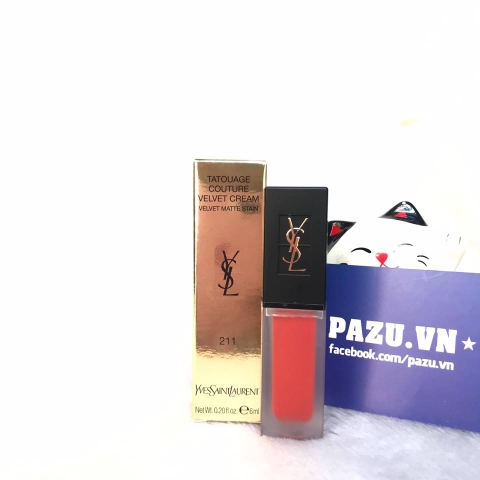 Son YSL Tatouage Couture Velvet Cream 211 Chili Incitement