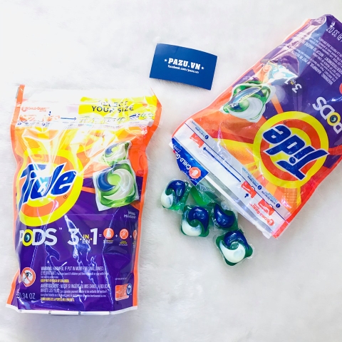 Viên Nước Giặt Và Xả Tide Pods