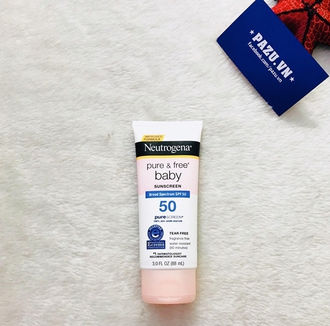 Kem chống nắng trẻ em neutrogena pure and free baby spf 50