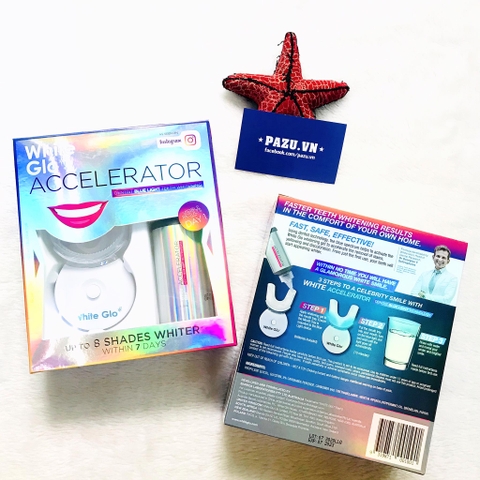 Bộ làm trắng răng White Glo Accelerator Blue Light