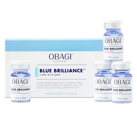 Bộ peel tái cấu trúc nền da Obagi Clinical Blue Brilliance Triple Acid Peel