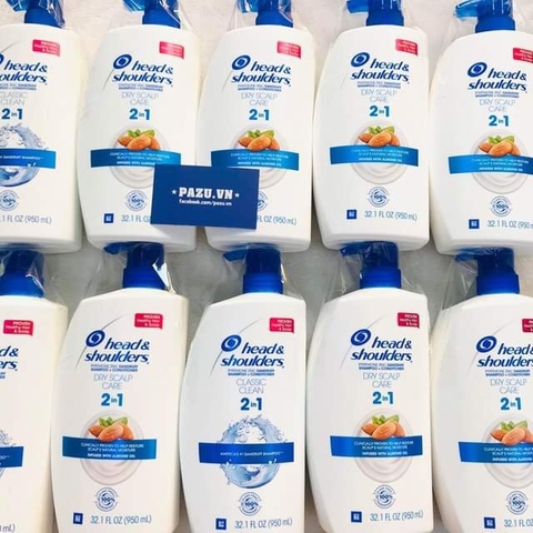 Dầu gội và xả Head & Shoulders Classic Clean 2 in 1