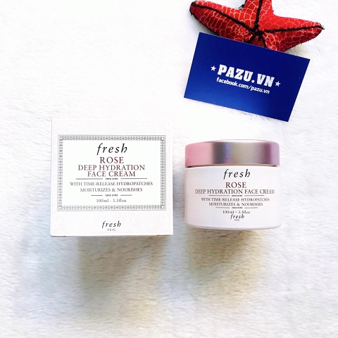 Kem dưỡng ẩm Fresh Rose Deep Hydration Face Cream